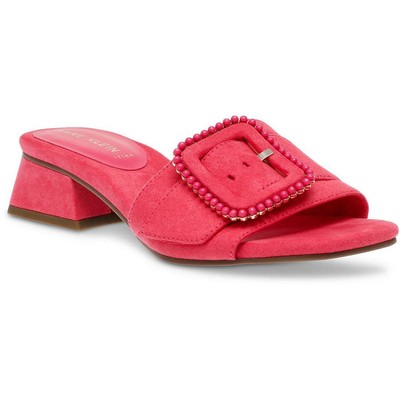 Женские босоножки на плоской подошве Anne Klein NESSA Pink Mule среднего размера (B,M) BHFO 0383