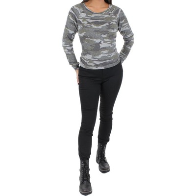 

Женский зеленый вязаный пуловер с длинными рукавами Coin 1804, рубашка  BHFO 6727