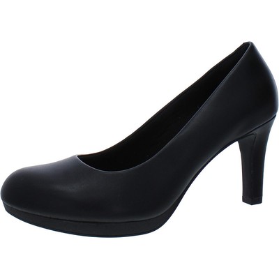 

Женские туфли-лодочки Clarks Adrie Viola Ortholite с круглым носком на каблуке, Adriel Viola