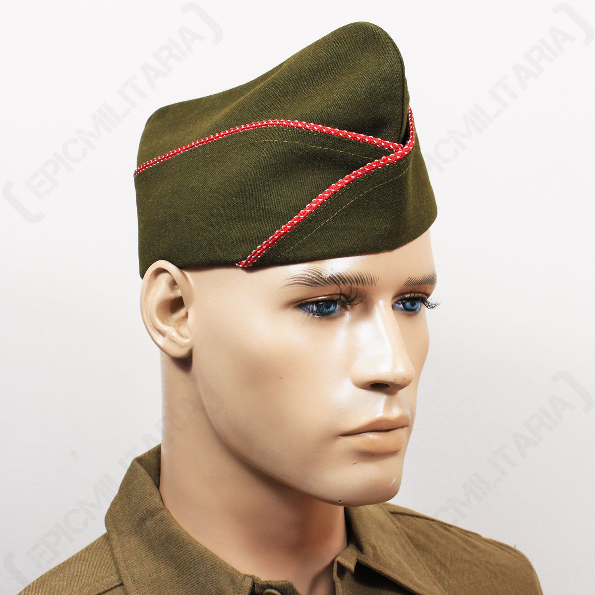 【STMF】US ARMY PRISONER CAP WW2 US ISSUE TYPE GARRISON CAP - ENGINEERS - Repro Military