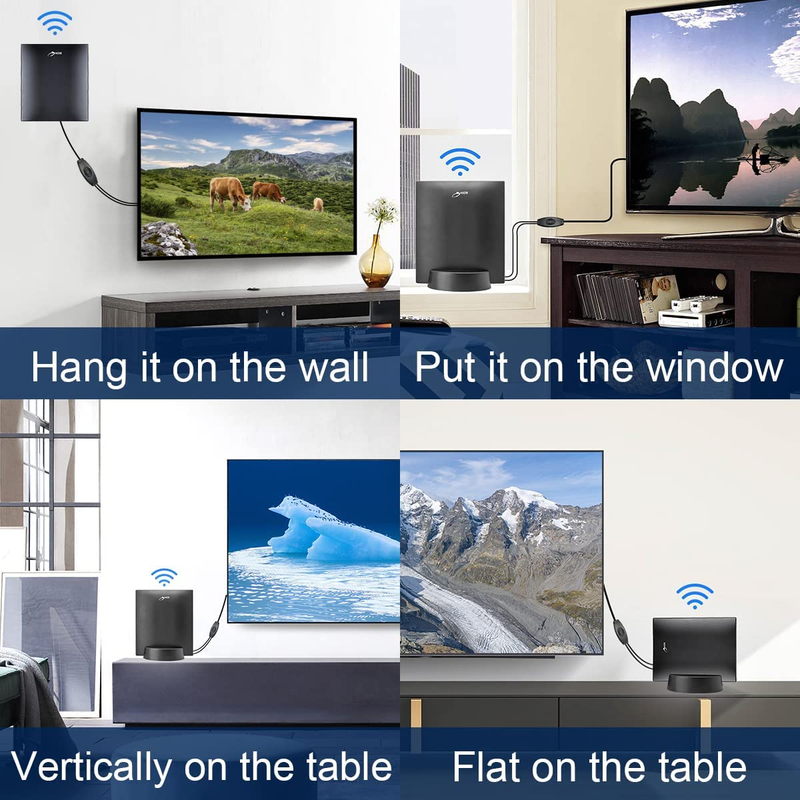 HD Digital TV Antenna, Indoor Tv Antenna, Antenna for Smart TV with Signal
