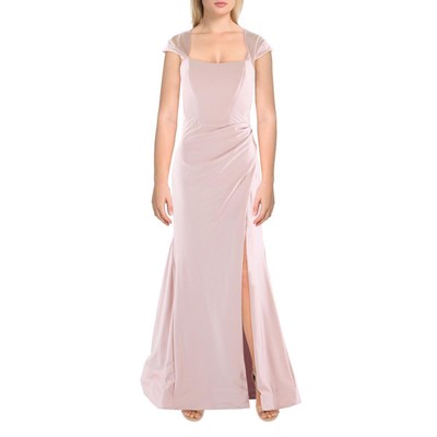 Женское вечернее платье с розовым атласным корсетом Cynthia & Sahar, XXS BHFO 4233