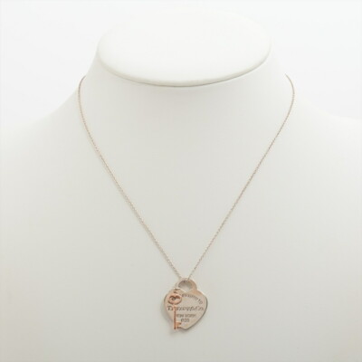 Tiffany & Co. Return to Tiffany Heart Key Pendant Necklace