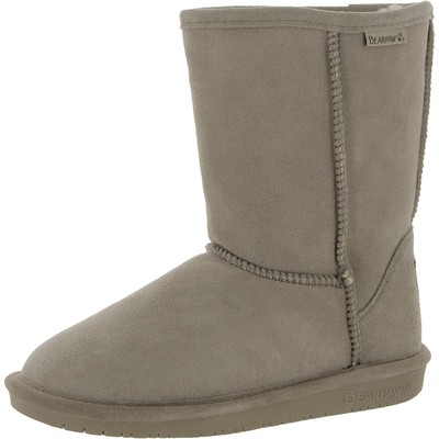 

Женские короткие серо-коричневые повседневные ботинки Bearpaw Emma, размер 8,5, средний (B,M) BHFO 9635, Mushroom