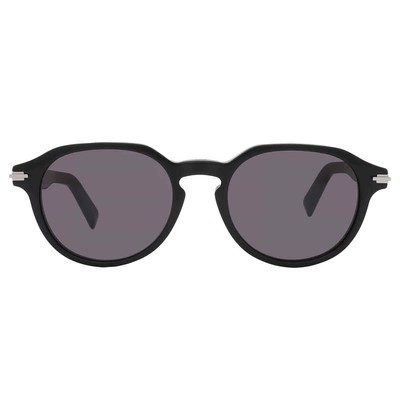 Pre-owned Dior Dark Grey Phantos Men's Sunglasses Blacksuit R2i 10a0 Dm40008i 01a 51 In Gray