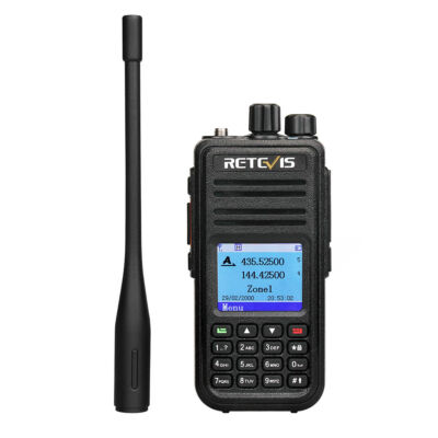 Digital/Analog Retevis RT3S Ham 2000mAh VOX Dual Band 2Way Radio for Ham Group