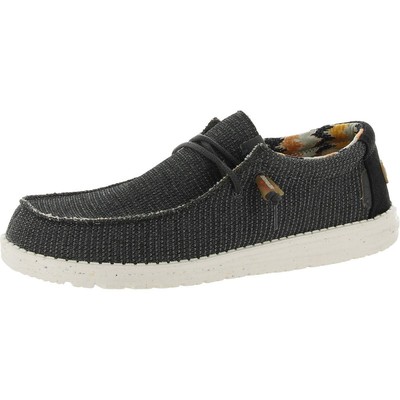 

Мужские повседневные лоферы на плоской подошве Hey Dude Wally Eco Grey 12 Medium (D) BHFO 2540, Sox charcoal, Wally Eco