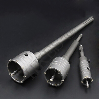 30-160mm Wall Hammer Drill Bit Cutter Hole Saw For Concrete Cement  SDS Plus/Max