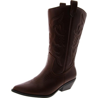 Женские ковбойские ботинки J. Adams Lasso коричневого цвета в стиле вестерн, 8 средних размеров (B,M) BHFO 6297