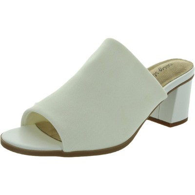 

Женские белые босоножки на каблуке Easy Street Carmella 9,5 Extra Wide (E+, WW) 1197, Белый, Carmella