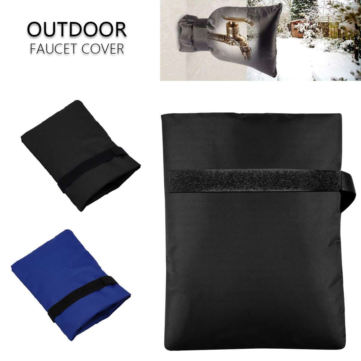 1/2/4Pcs Outdoor Faucet Cover Winter Hose Bib Protector Spout Cover Anti-Freeze