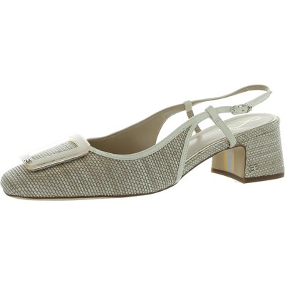 Sam Edelman Womens Tracie Beige Pumps Slingbacks Shoes 11 Medium (B,M) BHFO 5510
