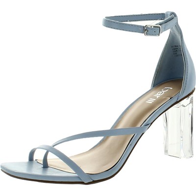 

Женские туфли на каблуке Bar III Blakkep Blue из искусственной кожи 5.5 Medium (B,M) BHFO 6190, Light blue smooth