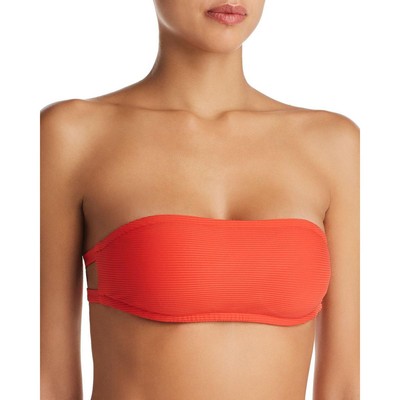 

Женский купальник-бикини Onia Red Bandeau, пляжная одежда для бассейна, топ  BHFO 4408, High risk red
