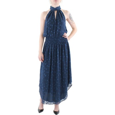 Женское макси-платье Ramy Brook Womens Grove из темно-синего шифона на бретелях со звездой S BHFO 2975