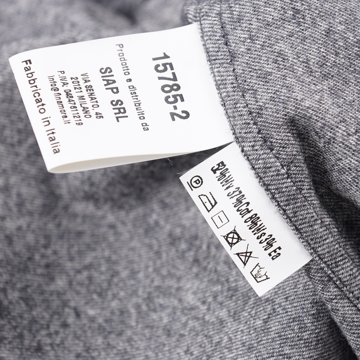 Pre-owned Finamore 1925 Finamore Napoli Unlined Lightweight Flannel Wool Sport Coat 42r (eu 52) In Gray