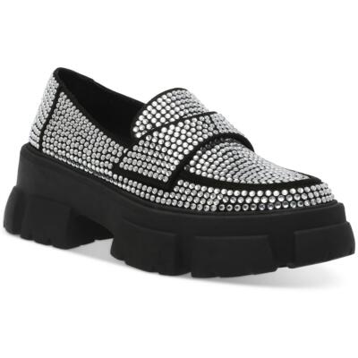 Женские модные мокасины Steve Madden Trifecta серебристого цвета, 6 средних размеров (B, M), BHFO 4028