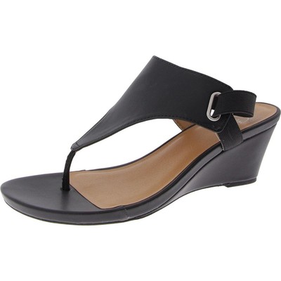 White Mountain Womens All Dres Slingback Open Toe Wedge Sandals Shoes BHFO 8293