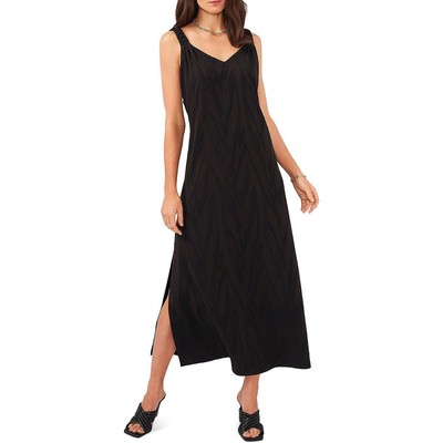 

Женское длинное повседневное платье макси без рукавов Vince Camuto BHFO 7374, Rich black
