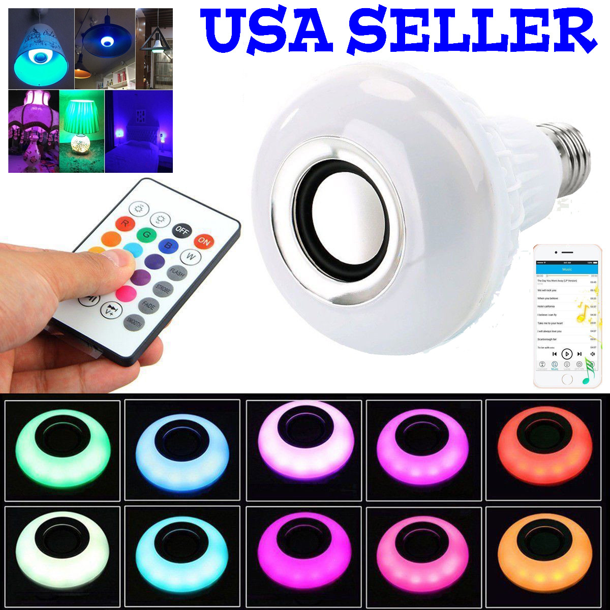 music bulb bluetooth