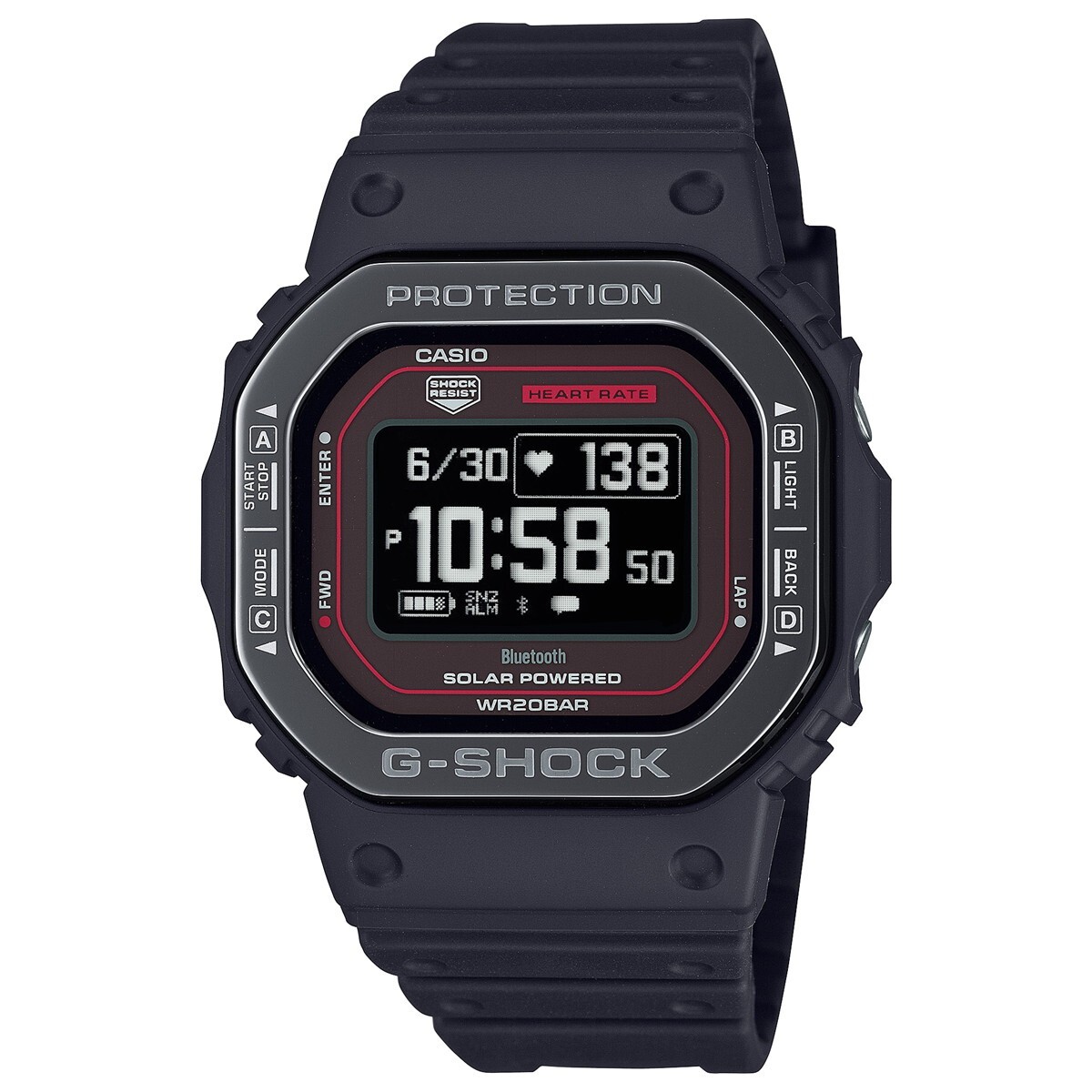 Pre-owned Casio G-shock Dw-h5600mb-1a4jr G-squad Sport Bluetooth Digital Men Watch Box