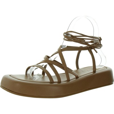 Женские коричневые босоножки на ремешках Loeffler Randall 7.5 Medium (B,M) BHFO 7667