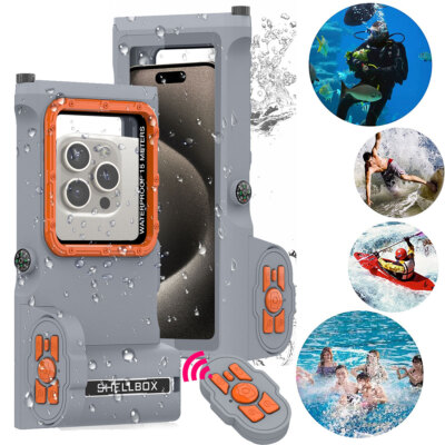 Underwater Snorkeling Diving Waterproof Phone Case for iPhone 15 14 13 Pro Max X