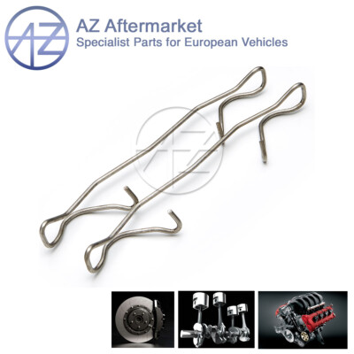 AZ FITS VARIOUS MODELS 2X BRAKE PAD RETAINING SPRING CLIPS FRONT