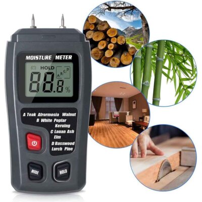 Digital LCD Wood Moisture Meter Detector Tester Humidity Tester for wood