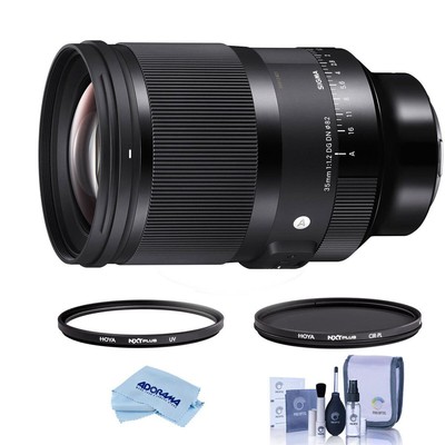 Объектив Sigma 35mm f/1.2 DG DN ART с L-образным креплением и комплектом фильтров Hoya 82mm UV+CPL