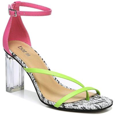 

Женские модельные сандалии Bar III Blakke из искусственной кожи на каблуке BHFO 2189, Blakke