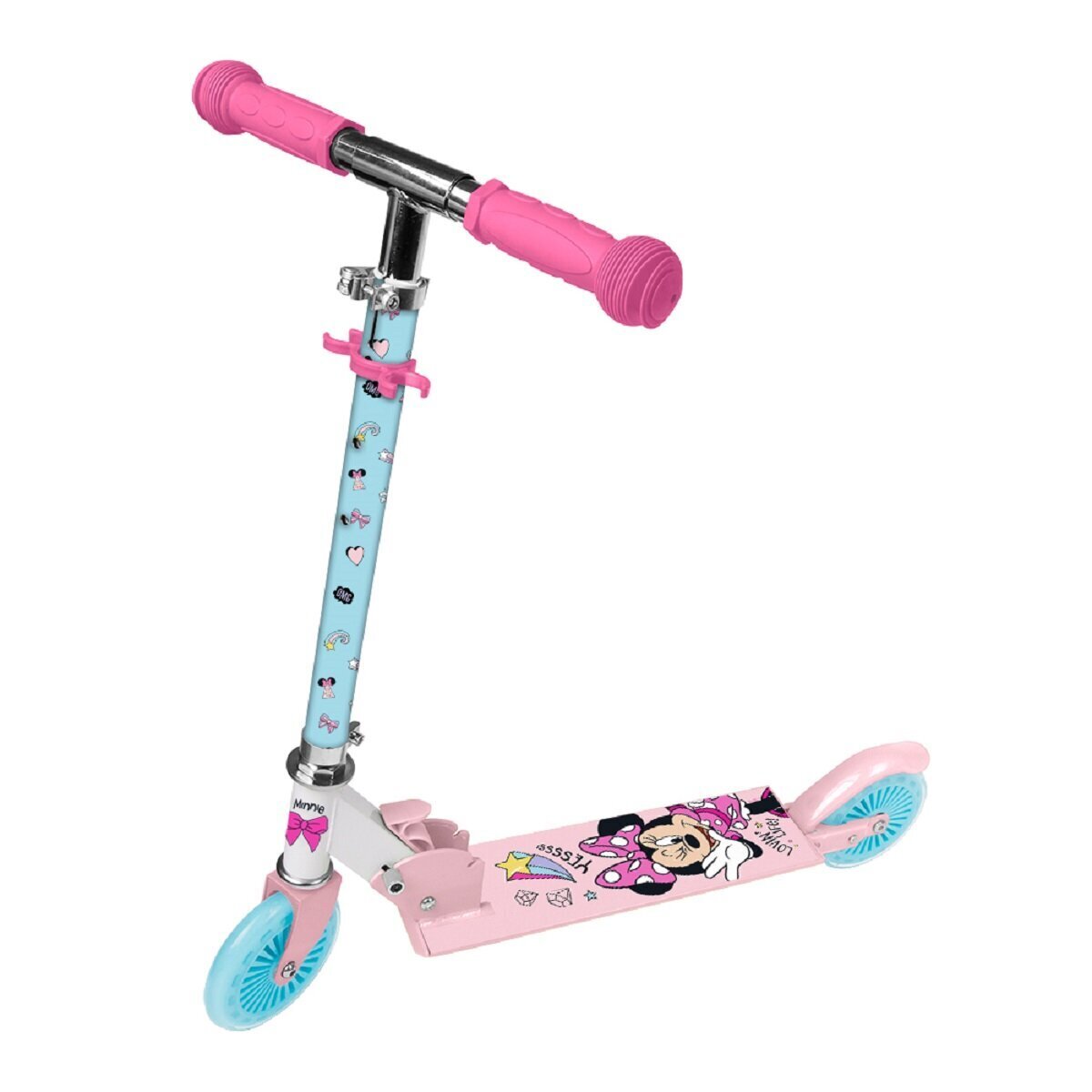 Disney Minnie 2-Rad Scooter – Klappbar, rutschfest & sicher