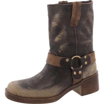 Женские ботильоны Steve Madden из натуральной кожи Spwarrow с потертостями, обувь BHFO 5013