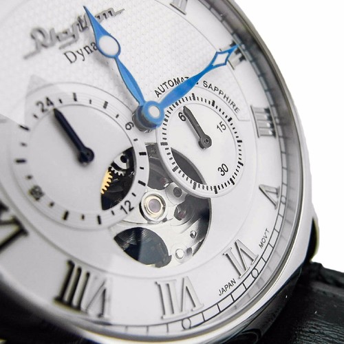 Pre-owned Rhythm A1509l01 Automatic Men's Wrist Watch 44x52mm Case Sapphire Crystal Lens