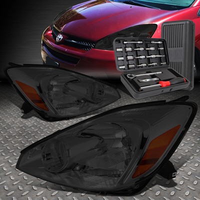 ДЛЯ 04-05 TOYOTA SIENNA ДЫМЧАТЫЙ КОРПУС ЯНТАРНОЙ УГЛОВОЙ ФАРЫ ГОЛОВНОГО ФОНАРЯ + НАБОР ИНСТРУМЕНТОВ