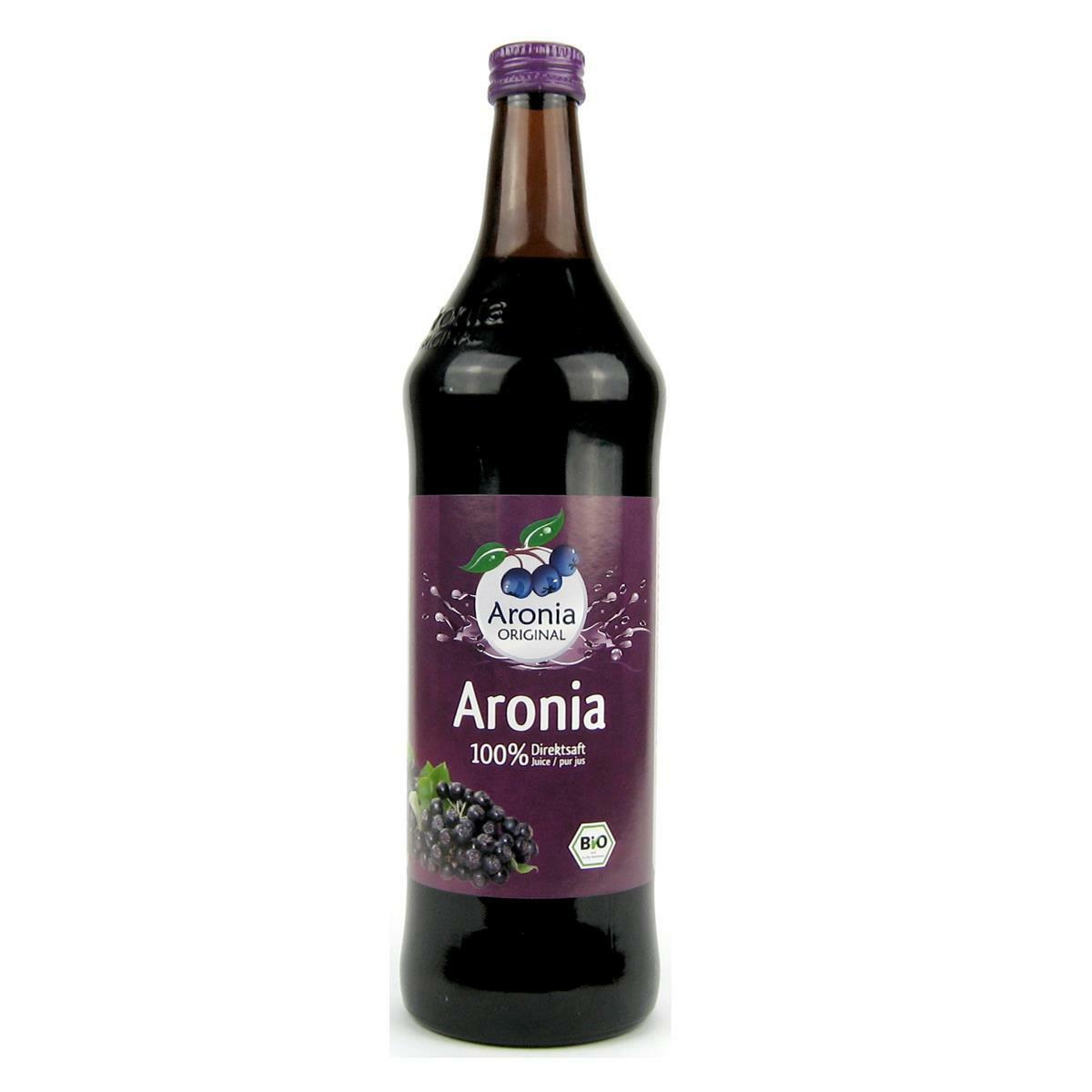 (9,27/L) Aronia Original Aroniasaft Direktsaft 100% Muttersaft bio 700 ml 0,7 L