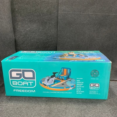 GOBOAT FREEDOM 1 Person Inflatable Disc Boat 300lbs Max Capacity*