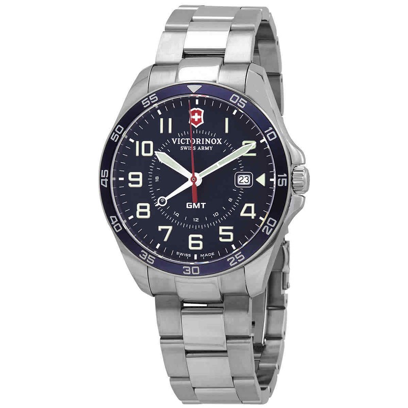 Victorinox FieldForce GMT Quartz Blue Dial Watch 241896