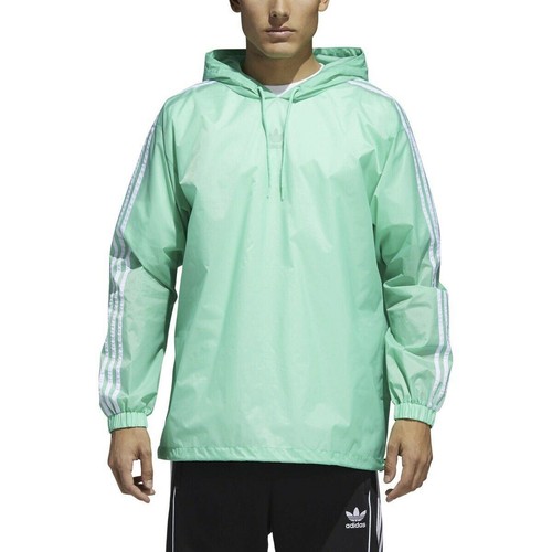 

[CE2472] Мужская ветровка-пончо ADIDAS Originals - зеленый белый, Многоцветный