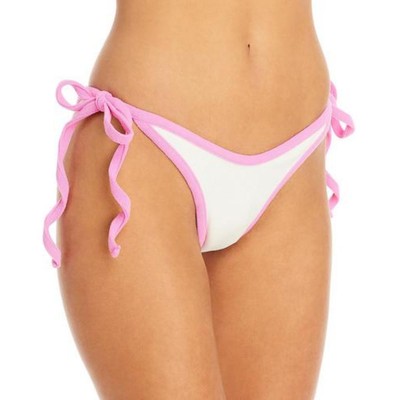 

Frankies Bikinis Женский пляжный купальник из микрофибры цвета слоновой кости  BHFO 4077, Ivory/pink