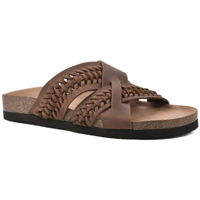 Женские сандалии-слипоны HARDING из кожи White Mountain Womens BHFO 5758