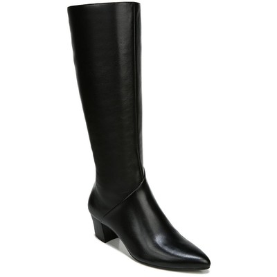 

Женские черные сапоги до колена Naturalizer Melanie, размер 11, средний (B,M) BHFO 4136, Black leather