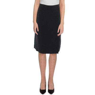 Le Suit Womens Black Knit Solid Work Pencil Skirt Plus 20W BHFO 9849