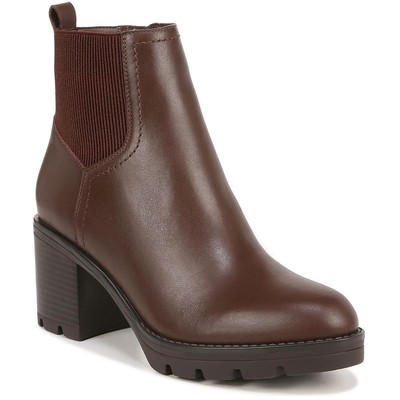 Naturalizer Womens Verney Brown Ankle Boots Shoes 8 Medium (B,M) BHFO 8503