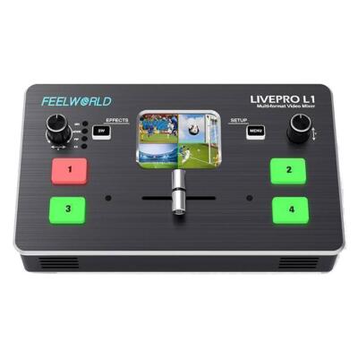 Многоформатный видеомикшер Feelworld LIVEPRO L1 с 4 входами HDMI