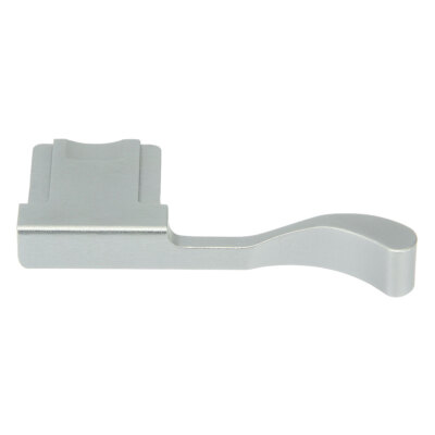 Haoge THB-X2S Metal Thumbs Up Grip Add-on Rest for Fujifilm Fuji X100V Silver