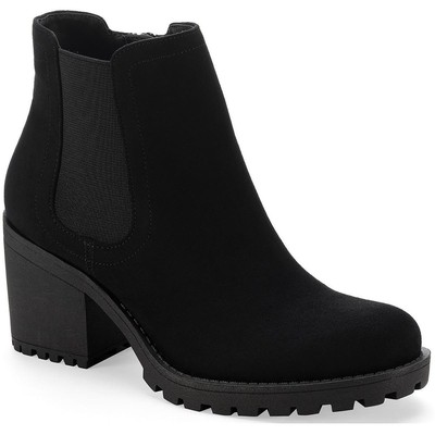 

Ботинки Sun + Stone Womens Morghanf из искусственной замши на каблуке для холодной погоды BHFO 0973, Morghanf