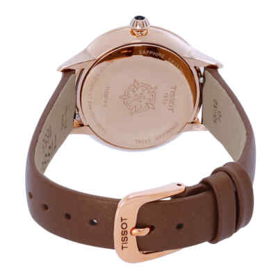Pre-owned Tissot T-lady Quartz Diamond Black Dial Ladies Watch T133.210.36.056.00