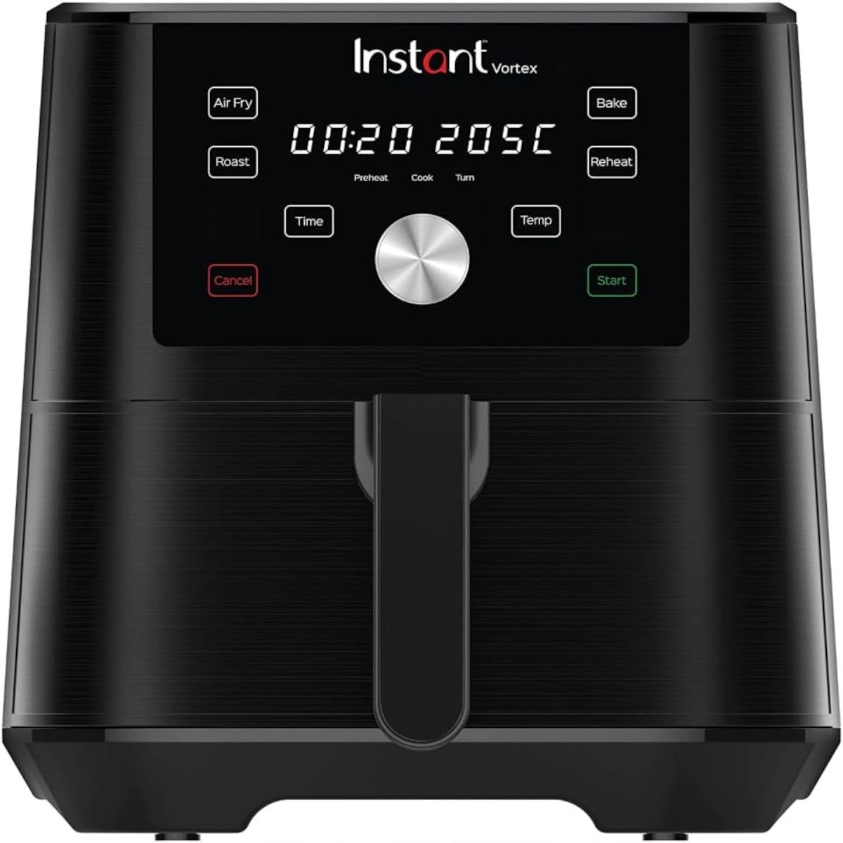 INSTANT POT Vortex 6 Plus Airfryer 4in1 Heißluftfritteuse 3,8L 1700W  schwarz - Bild 1 von 5