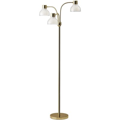 Adesso 3566-04 Presley 69 inch 40.00 watt Shiny Gold Floor Lamp Portable Light
